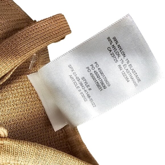 Aritzia Babaton Sculpt Knit Bra Top, Camel, Ribbed, Thick, Size XS - Picture 6 of 6